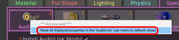Resetting all AudioLink properties.png